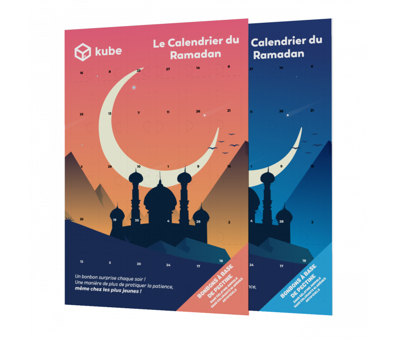 Pack 2 x Calendrier des Bonnes Actions du Ramadan 2020 - Modèle