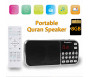 Lecteur Coranique Haut-Parleur Radio FM 8GB Lecteur MP3 Portable avec 19 récitateurs et 15 langues (Ayah traduction) - Modèle SQ-138
