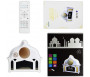 Lampe Veilleuse Coranique avec Haut-parleurs Bluetooth 25 Langues (Couleur Blanche) avec Télécommande Modèle SQ-912