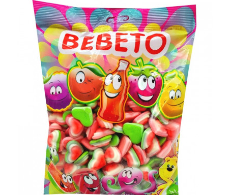 Bonbons Halal Cœur Triple au vrai jus de fruit 1kg (Format Familial) - Bebeto