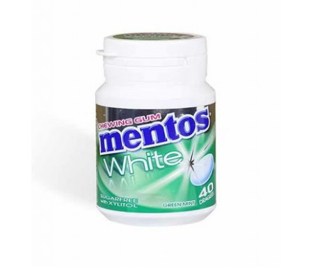 Mentos Chewing-gum White Menthe verte (40 dragées)