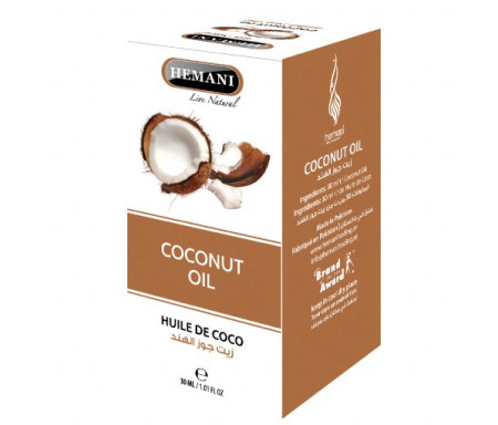 Huile de Coco pure 100% Naturelle - 30ml