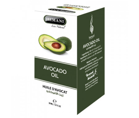 Huile d'Avocat pure 100% Naturelle - 30ml