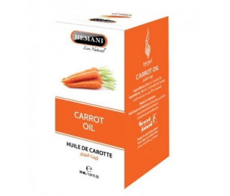 Huile de Carotte pure 100% Naturelle - 30ml