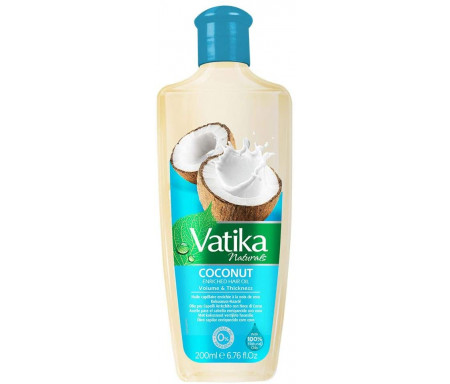 Huile Vatika à la Noix de coco pour les cheveux - Vatika Coconut Enriched Hair Oil - 200 ml