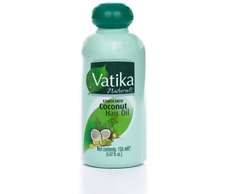 Huile Enrichie à la Noix de coco pour les cheveux aux 7 Herbes - Vatika Coconut Enriched Hair Oil - 150 ml