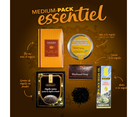 Pack Chifa Medium produits essentiels à base de Miel et Nigelle Bio