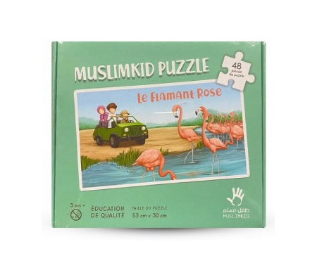 Puzzle Grand Format Le Flamand Rose 48 Pièces pour 3 ans et +