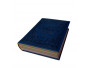 Le Saint Coran Bleu foncé avec Couverture Daim et pages Arc-En-Ciel / Français-Arabe-Phonétique