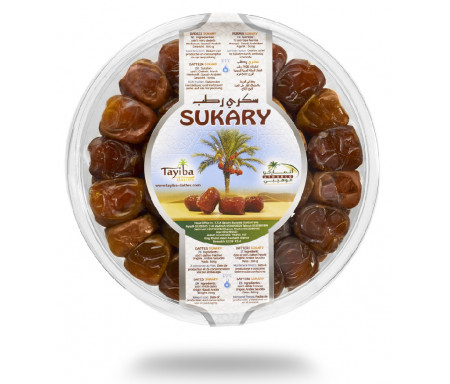 Boîte de Dattes Sukary / Sokary 600gr - 100% Dattes fraîches d'Arabie Saoudite
