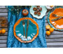 Lot de 8 Assiettes pour le lunch (repas léger ou entrée) Verte Menthe