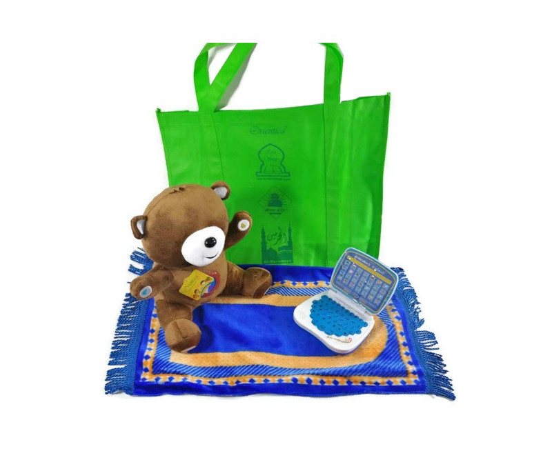 Pack Cadeau Enfant musulman pour Garçon : Nounours Salah (sans les