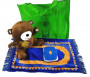 Pack Cadeau Enfant musulman : Nounours Salah - Tapis prière bébé et Jeu ordinateur Al-Muallim (Bleu pour garçon)