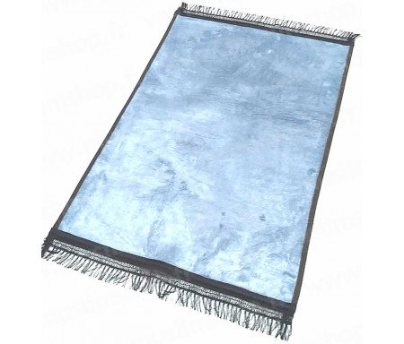 Tapis de luxe épais antidérapant et ultra-doux - Grande taille (80 x 120 cm) Uni et sans motif - Gris clair