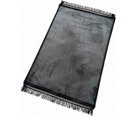 Tapis de prière épais sans motif - doux - coloris variés - Muslim Paradise