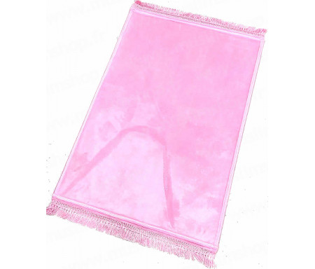 Tapis de luxe épais antidérapant et ultra-doux - Grande taille (80 x 120 cm) Uni et sans motif - Rose