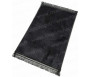 Tapis de luxe épais antidérapant et ultra-doux - Grande taille (80 x 120 cm) Uni et sans motif - Noir