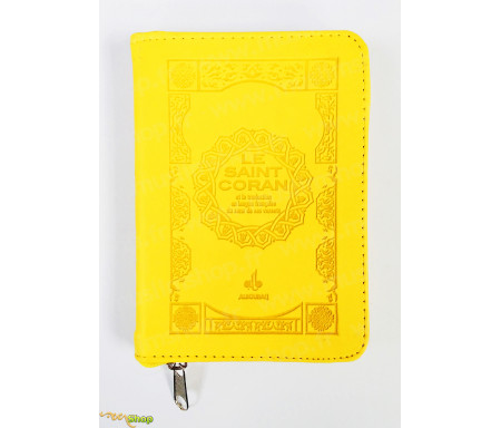 Saint Coran Français Pochette (11x15 Cm) - Couverture Jaune