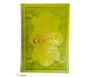 Le Saint Coran Bilingue (Arabe – Français) 14 x 19cm avec Pages Arc-en-Ciel (Rainbow) Couverture Vert clair