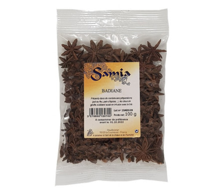 Badiane entière en Sachet de 50gr - SAMIA