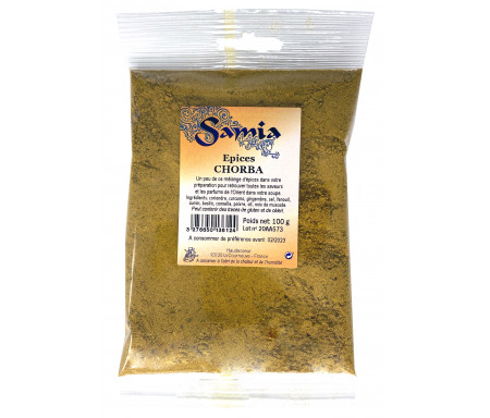 Epices pour Chorba en Sachet de 100gr - SAMIA