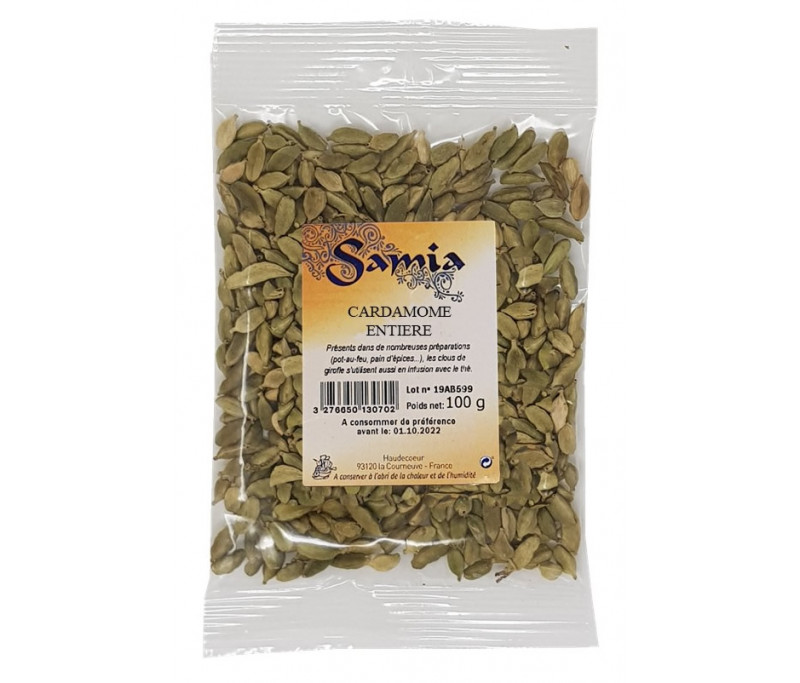 Grains de cardamome - Sachet 10 gr - Epices Sélection Orient