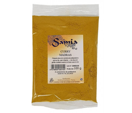 Curry Madras en Sachet de 100gr - SAMIA