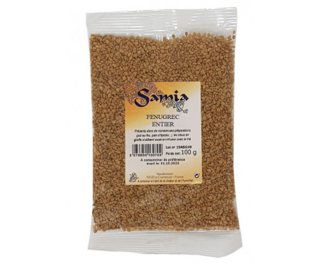 Fenugrec entier en Sachet de 100gr - SAMIA