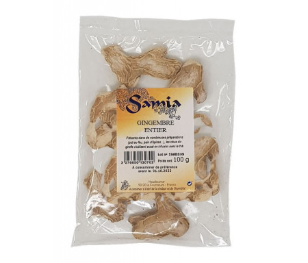 Gingembre entier en Sachet de 50gr - SAMIA