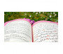 Le Noble Coran et la traduction en langue française de ses sens (Arabe-Français) avec Pages Arc-en-Ciel (Rose)