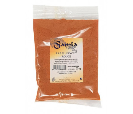 Raz El Hanout rouge en Sachet de 100gr - SAMIA