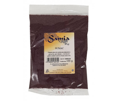 Sumac moulu en Sachet de 100gr - SAMIA