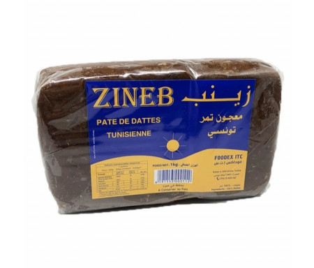 Pâte de Datte Tunisienne sous cellophane de 1kg