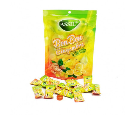 Bonbon Gingembre Citron Halal (sans matière grasse) - 125gr