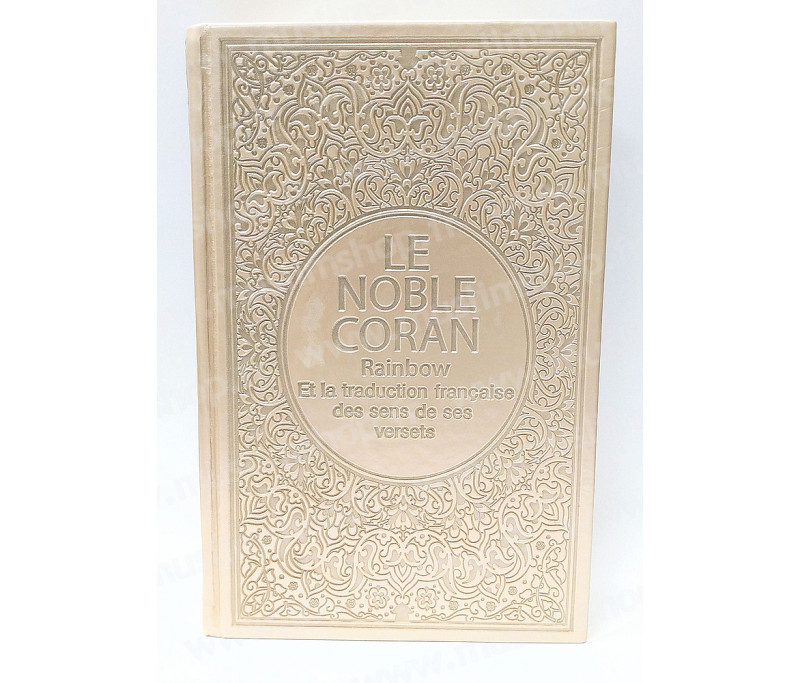 Le Coran français/arabe Grand format Blanc doré