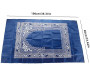 Tapis avec Boussole de poche pliable et transportable avec son étui - Couleur bleu