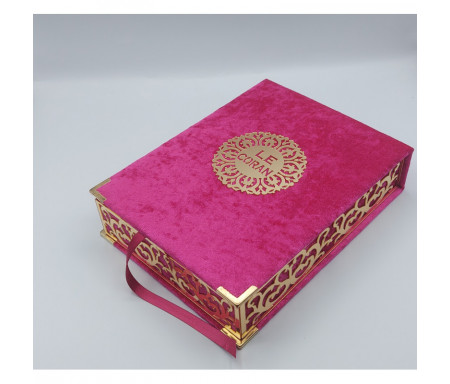 Pack Coran et Coffret Grand format - couleur Rose / Mauve
