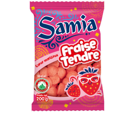 Bonbons Halal Cœurs de pêche 200gr - SAMIA