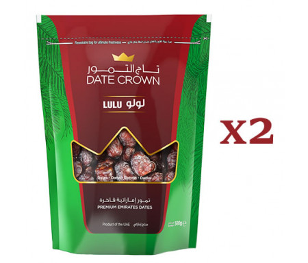 Pack 2 x Dattes Lulu 500gr - Crown