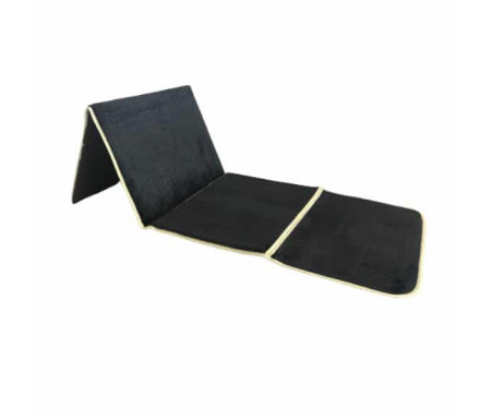 Tapis de Prière Pliable Confort avec Dossier (Support du dos et des genoux) - Rose