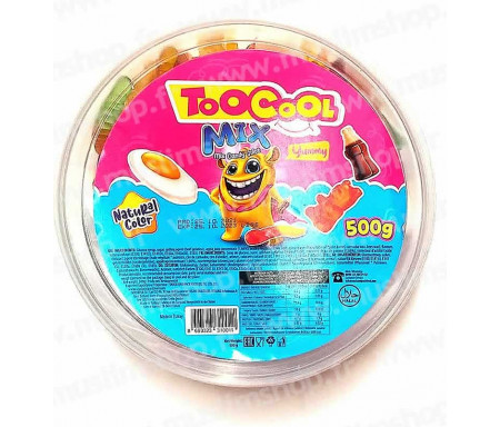 Bonbons gélifié Halal TooCool Mix Acide "Fizzy Mix" - 500gr