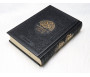 Le Saint Coran - Transcription phonétique de l'arabe et Traduction des sens en français - Edition de luxe (Couverture cuir de couleur Noir doré)