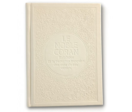 Le Noble Coran Rainbow Arabe - Français (Petit Format) - Noir