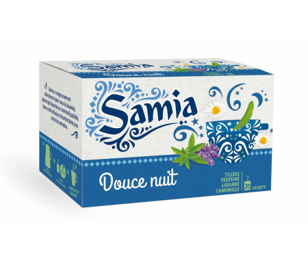 Thé Douce Nuit Tilleul Verveine Lavande Camomille (20 sachets)