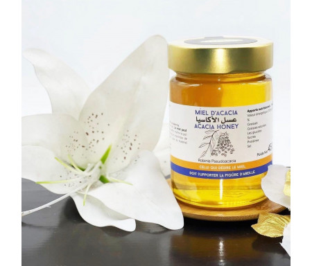 Miel D'acacia BIO 450gr - Certifié Agriculture Biologique