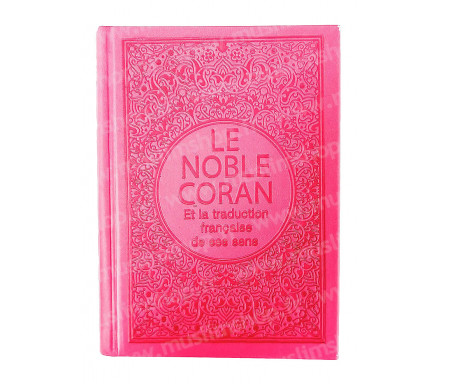 Le Saint Coran Arabe - Français (Format Poche) - Rose clair