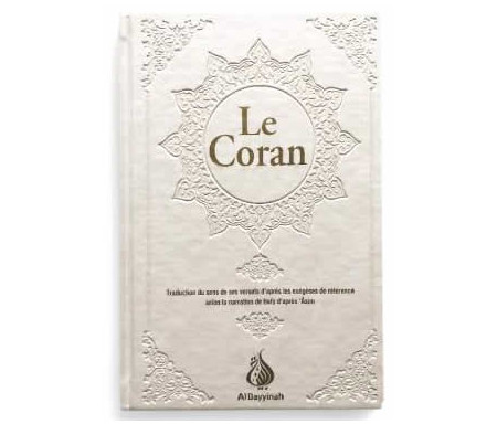 Le Coran : traduction d'après les exégèses de référence par Rachid Maach - Hafs - Blanc