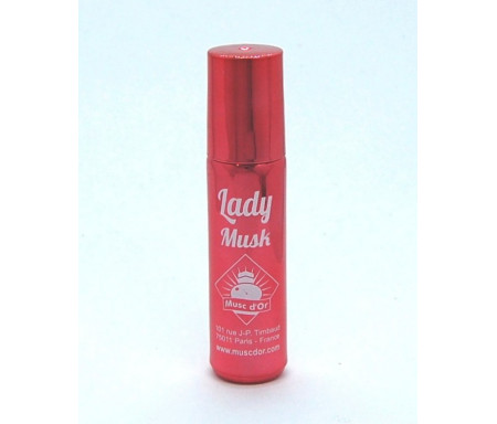Parfum concentré sans alcool Musc d'Or "Lady Musk" (8 ml de luxe) - Pour femmes