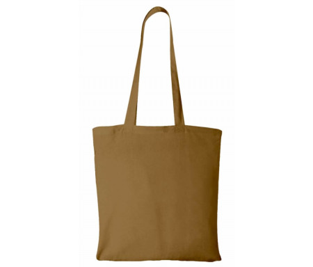 Grand Tote Bag / Sac en Tissus Marron - 42 x 38 cm