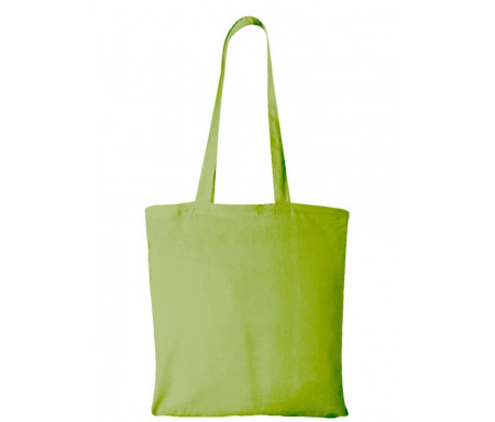 Grand Tote Bag / Sac en Tissus Vert Kiwi - 42 x 38 cm